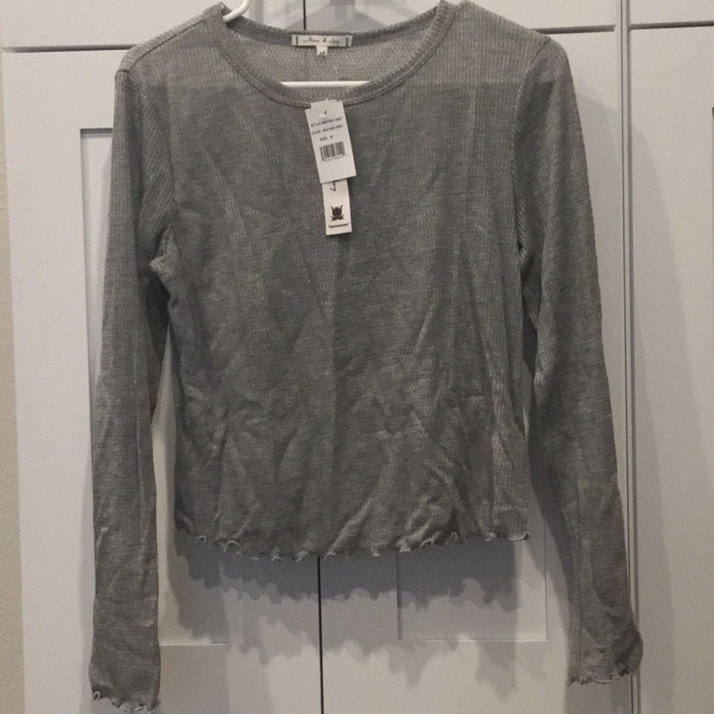 Willow & Clay thermal crop top